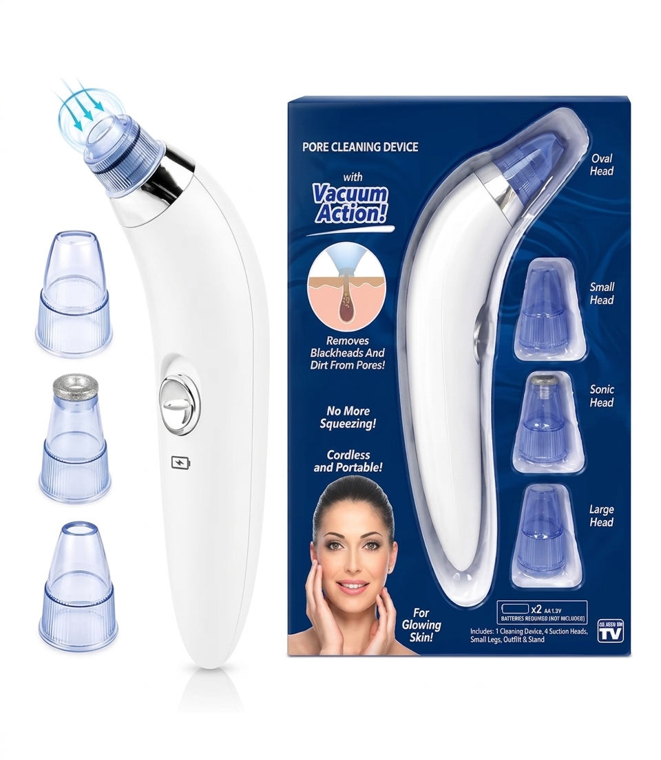 Derma Suction 4-in-1 Multi-Function Blackhead & Acne Remover Vacuum