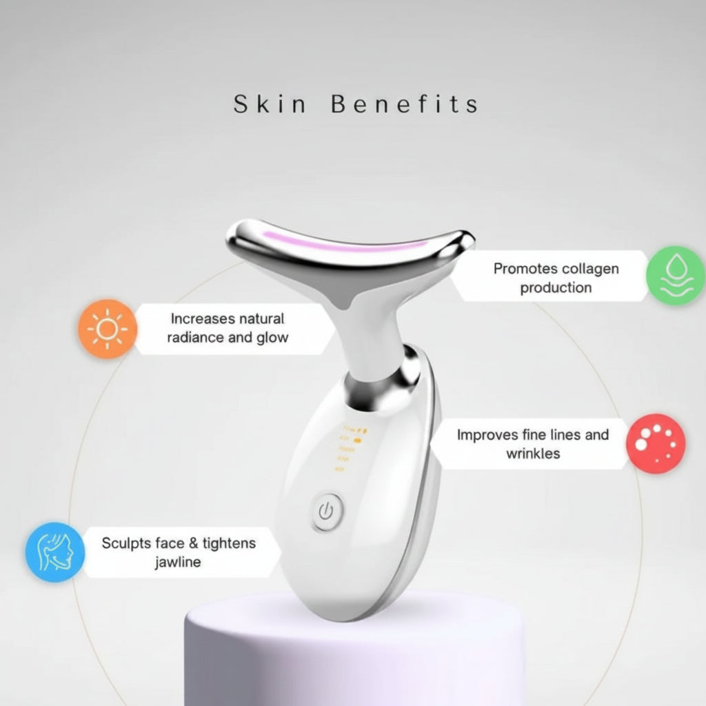 LED Neck & Face Lift Massager