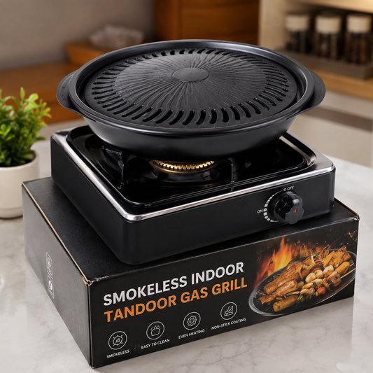 Smokeless Indoor Tandoor Gas Grill