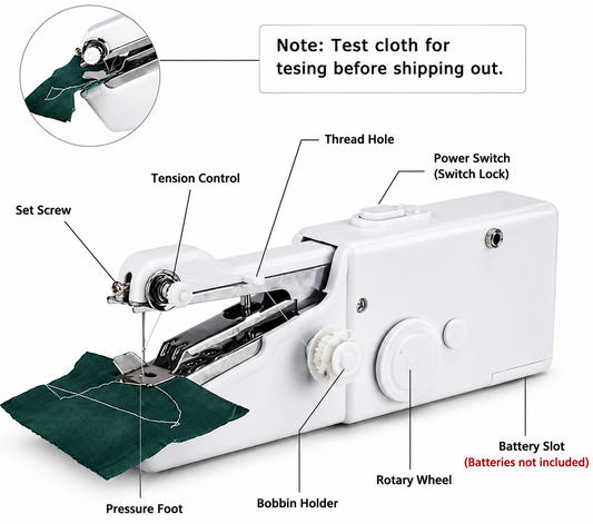 Electric Handy Stitch Mini Hand Sewing Machine