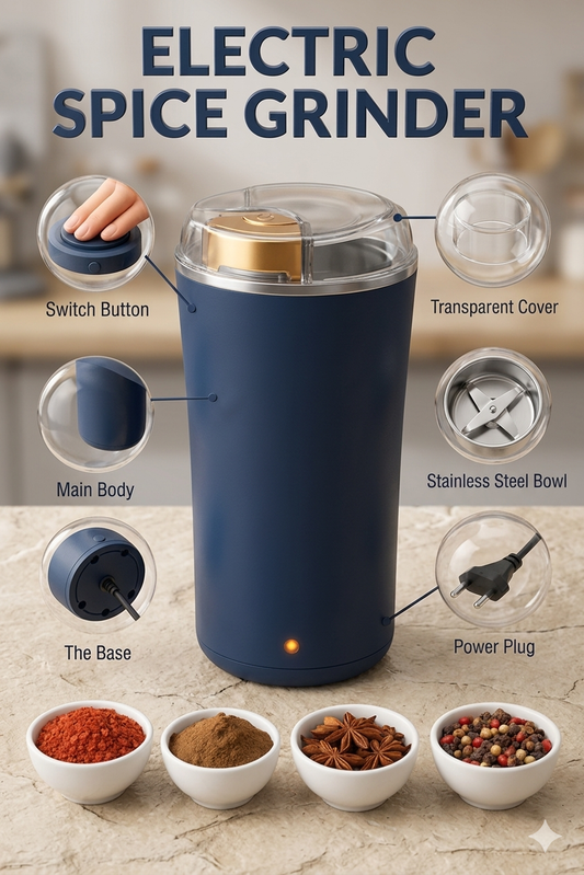 Electric Coffee Grinder(Random Color)