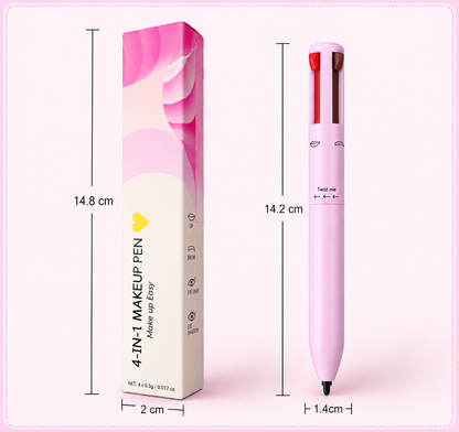 4-in-1 Makeup Pen – Lip, Brow & Eyeliner
