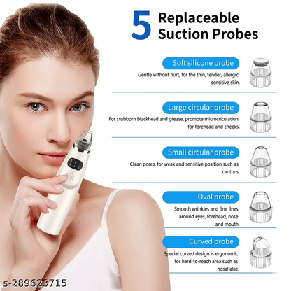 Derma Suction 4-in-1 Multi-Function Blackhead & Acne Remover Vacuum