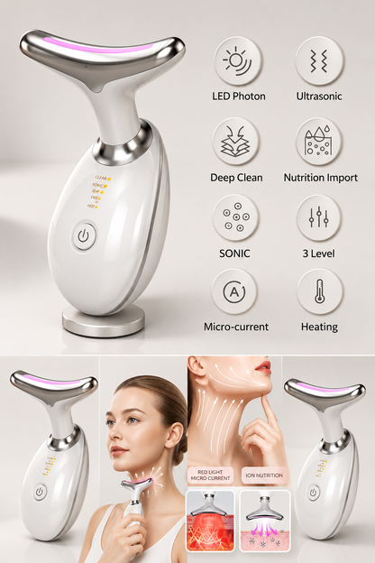 LED Neck & Face Lift Massager