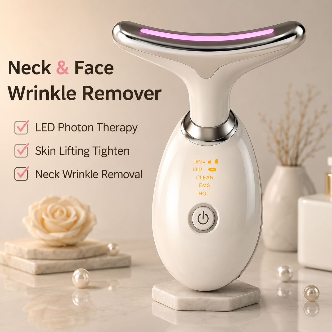 LED Neck & Face Lift Massager