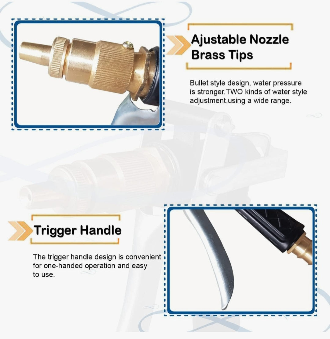 Metal Trigger Brass Nozzle Water Spray Gun