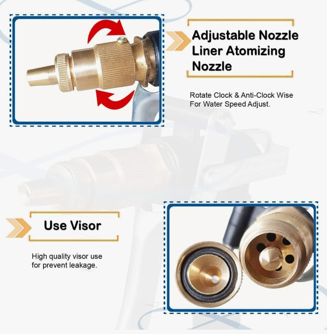 Metal Trigger Brass Nozzle Water Spray Gun