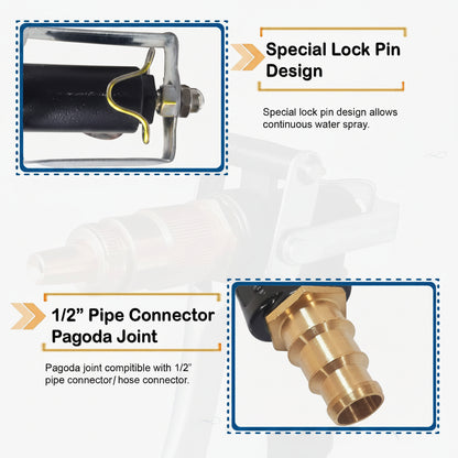 Metal Trigger Brass Nozzle Water Spray Gun