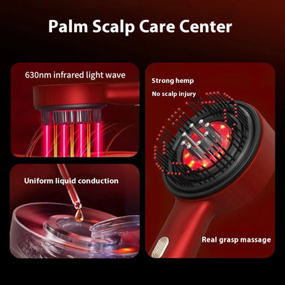 2-in-1 Electric Vibration Scalp Massager & Oil Liquid Applicator