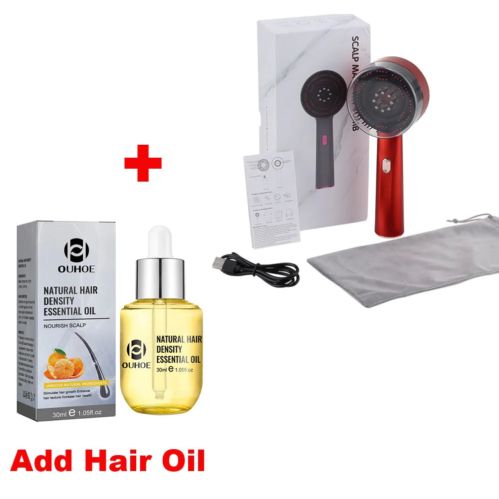 Electric Scalp Massager Oil Applicator for Hair Growth