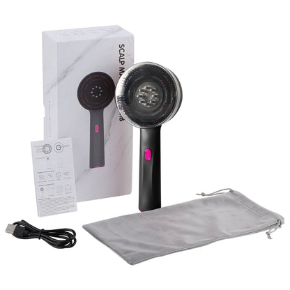 2-in-1 Electric Vibration Scalp Massager & Oil Liquid Applicator