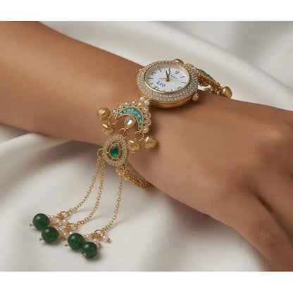 Luxury Boho Bracelet Watch for Women | Gold Plated Tassel Watch | Perfect Gift