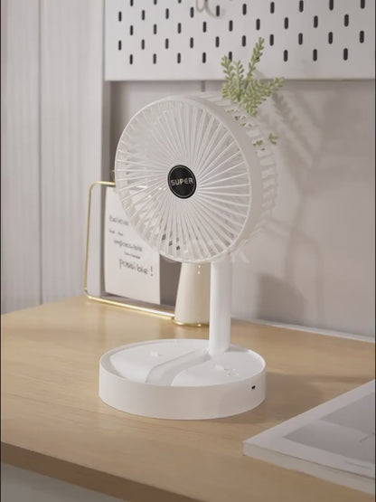 Portable Rechargeable Table Fan – 2100 RPM