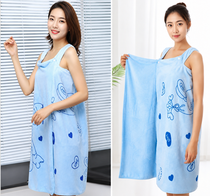Microfiber Wearable Magic Bath Towel For Women (Pack of 2)
