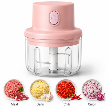 Electric food chopper wireless