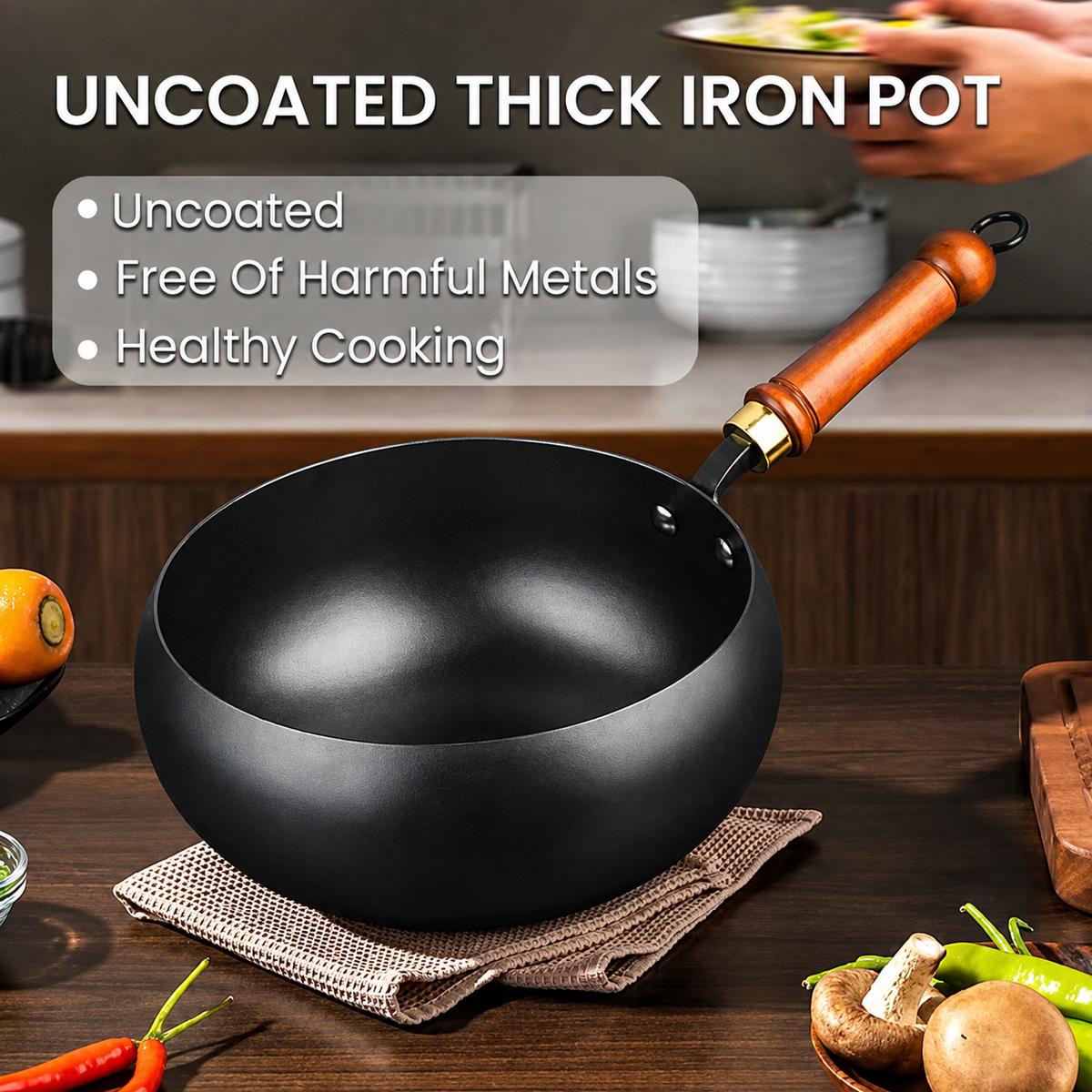 Artisan Unenameled Cast Iron Casserole