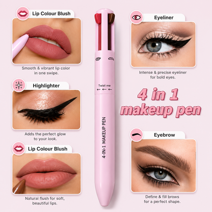 4-in-1 Makeup Pen – Lip, Brow & Eyeliner