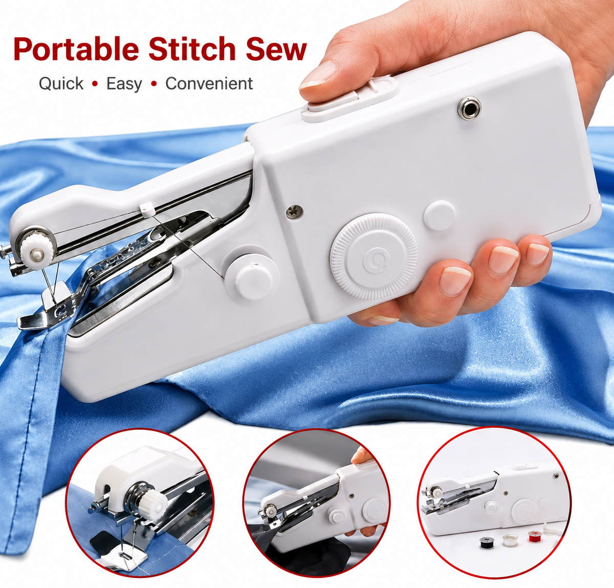 Electric Handy Stitch Mini Hand Sewing Machine