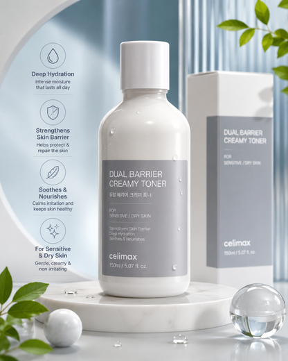 Dual Barrier Creamy Toner|Deep Hydration (150ml)